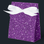 Ballotins Boîte de traitement de la partie parties scintilla<br><div class="desc">La boîte de faveur Party est affichée avec une impression de parties scintillant couleur violet festive. Parfait pour offrir des cadeaux. Customisez cet objet ou achetez tel quel. Astuce : Ajoutez simplement vos bonnes friandises et ajoutez du ruban mignon. Impression sous licence</div>