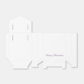 Ballotins Boîte de traitement de Noël pourpre (Déplié)