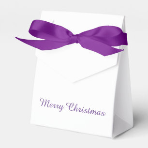 Ballotins Boîte de traitement de Noël pourpre