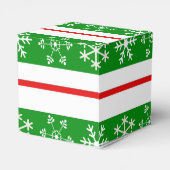 Ballotins Boîte de traitement des flocons de neige rouges et (Arrière)