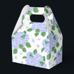 Ballotins Boîte de traitement pour partie d'impression Hydra<br><div class="desc">La boîte de faveur de la fête est affichée avec une impression florale d'hydrangée. Customisez cet objet ou achetez tel quel. Astuce : Ajoutez simplement vos bonnes friandises et ajoutez un ruban festif.</div>