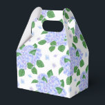 Ballotins Boîte de traitement pour partie d'impression Hydra<br><div class="desc">La boîte de faveur de la fête est affichée avec une impression florale d'hydrangée. Customisez cet objet ou achetez tel quel. Astuce : Ajoutez simplement vos bonnes friandises et ajoutez un ruban festif.</div>