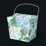 Ballotins Boîte de traitement pour partie d'impression Hydra<br><div class="desc">La boîte de faveur de la fête est affichée avec une impression florale d'hydrangée. Customisez cet objet ou achetez tel quel. Astuce : Ajoutez simplement vos bonnes friandises et ajoutez un ruban festif. Image sous licence</div>