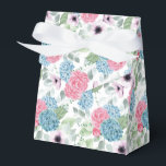 Ballotins Boîte de traitement pour partie d'impression Hydra<br><div class="desc">La boîte de faveur de la fête est affichée avec une impression florale d'hydrangée. Customisez cet objet ou achetez tel quel. Astuce : Ajoutez simplement vos bonnes friandises et ajoutez un ruban festif.</div>