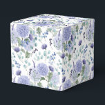 Ballotins Boîte de traitement pour partie d'impression Hydra<br><div class="desc">La boîte de faveur de la fête est affichée avec une impression florale d'hydrangée. Customisez cet objet ou achetez tel quel. Astuce : Ajoutez simplement vos bonnes friandises et ajoutez un ruban festif.</div>