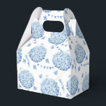 Ballotins Boîte de traitement pour partie d'impression Hydra<br><div class="desc">La boîte de faveur de la fête est affichée avec une impression florale d'hydrangée. Customisez cet objet ou achetez tel quel. Astuce : Ajoutez simplement vos bonnes friandises et ajoutez un ruban festif.</div>