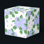 Ballotins Boîte de traitement pour partie d'impression Hydra<br><div class="desc">La boîte de faveur de la fête est affichée avec une impression florale d'hydrangée. Customisez cet objet ou achetez tel quel. Astuce : Ajoutez simplement vos bonnes friandises et ajoutez un ruban festif.</div>