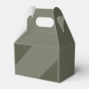 Ballotins Boîte diagonale vert mousse moderne favoris