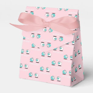 Ballotins Boîte en papier cadeau funky amitié deux moutons