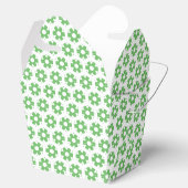 Ballotins Boîte Favor - Fleurs Vertes (Ouvert)