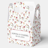 Ballotins Boîte fleur sauvage de mariage Favor (Ouvert)