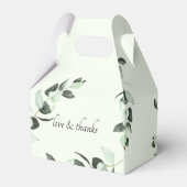 Ballotins Boîte Mariage Eucalyptus Geschenkschachtel (Arrière)