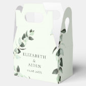 Ballotins Boîte Mariage Eucalyptus Geschenkschachtel (Ouvert)