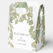 Ballotins Boîte Mariage Eucalyptus Geschenkschachtel (Ouvert)