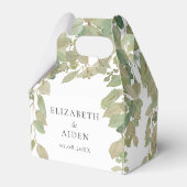 Ballotins Boîte Mariage Eucalyptus Geschenkschachtel (Verso)