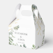 Ballotins Boîte Mariage Eucalyptus Geschenkschachtel (Verso)