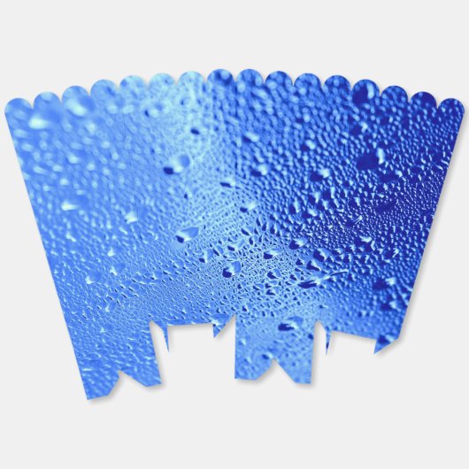 Ballotins Boîte Morning Dew Favor – Une Oasis Bleue Cristall (Déplié)