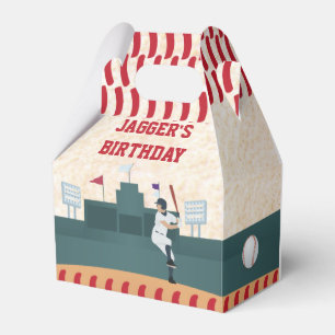 Ballotins Boîte orientée de cadeau de base-ball de garçon