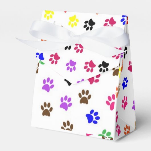 Ballotins Boîte Paws Favor (Verso)