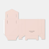 Ballotins Boîte préférée de mariage rose-rose-bleu personnal (Déplié)