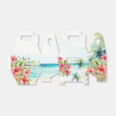 Ballotins Boîte préférée d'Hibiscus de plage tropicale (Déplié)