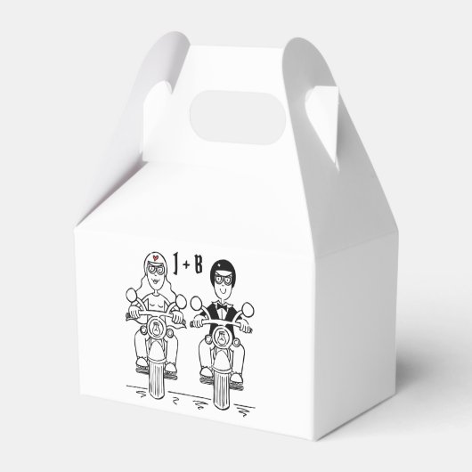 Ballotins Boîte préférée pour moto moto personnalisée (Verso)