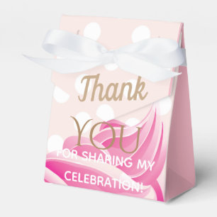 Ballotins Boîte rose de cadeau de cornet de crème glacée