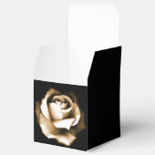 Ballotins Boîte Rose d'or de mariage Favor (Ouvert)