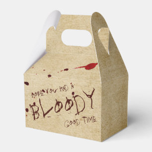 Ballotins Boîte sanglante de cadeau de Halloween