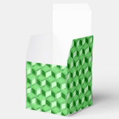 Ballotins Boîtes 3D chromées - vert émeraude (Ouvert)