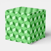 Ballotins Boîtes 3D chromées - vert émeraude (Arrière)