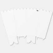 Ballotins Boîtes à pop-corn blanc Fly Buddy (Déplié)