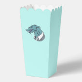 Ballotins Boîtes à pop-corn bleu Werewolf (Recto)