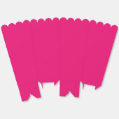 Ballotins Boîtes à pop corn fuchsia rose chaud (Déplié)