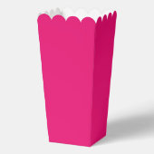 Ballotins Boîtes à pop corn fuchsia rose chaud (Recto)