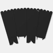 Ballotins Boîtes à pop-corn noir Fly Buddy (Déplié)