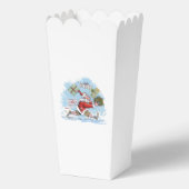 Ballotins Boîtes à pop corn non préparées père Noël (Recto)