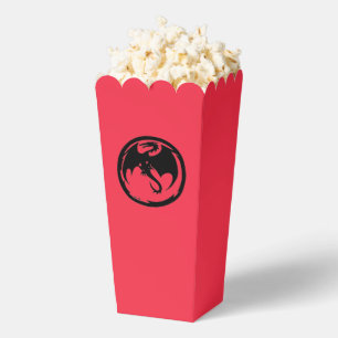 Ballotins Boîtes à popcorn de corail Dragon noir