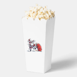 Ballotins Boîtes à popcorn Père Noël en colère