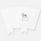 Ballotins Boîtes à popcorn Snowman (Déplié)