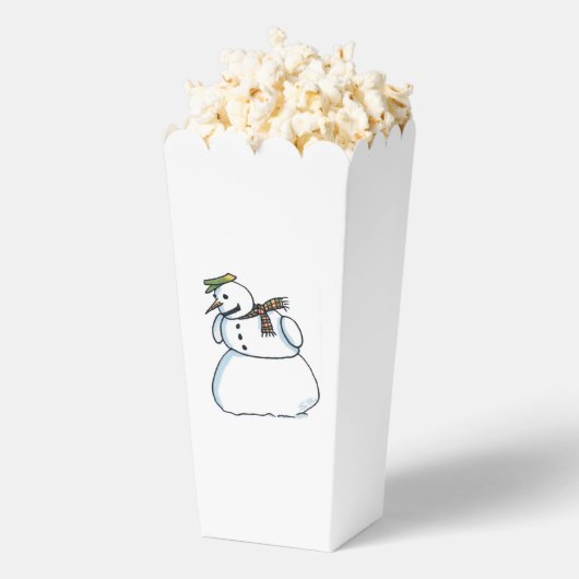 Ballotins Boîtes à popcorn Snowman (Sauté)
