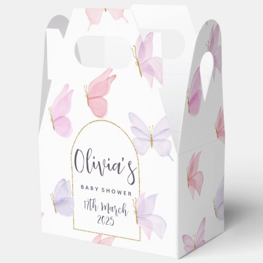 Ballotins Boîtes à thème papillon (Ouvrir)