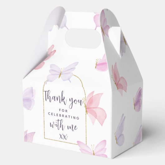 Ballotins Boîtes à thème papillon (Verso)