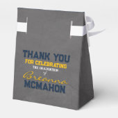 Ballotins Boîtes cadeaux Marine Blue & Gold Chalkboard (Arrière)