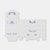 Ballotins Boîtes cadeaux - Personnaliser - Design de ruban b (Déplié)