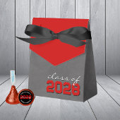 Ballotins Boîtes cadeaux Red & Black Chalkboard Graduation
