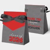 Ballotins Boîtes cadeaux Red & Black Chalkboard Graduation