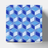 Ballotins Boîtes Chrome 3-d - bleu cobalt (Haut)