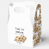 Ballotins Boîtes de biscuits aux pépites de chocolat Cadeau (Ouvert)