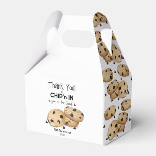 Ballotins Boîtes de biscuits aux pépites de chocolat Merci C